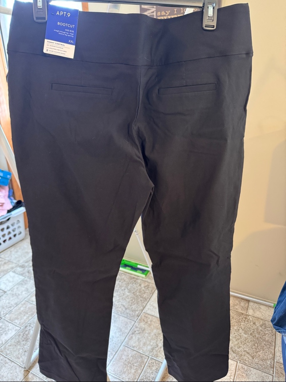 Apt. 9 Women's Black Bootcut Dress Pants